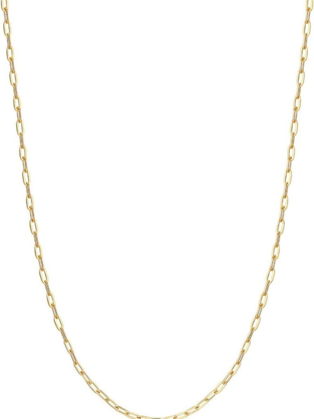 Stylish Paperclip Chain Necklace for Women - 4 Colors, Adjustable 14"-24" for